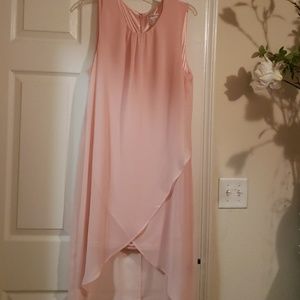 Venus  Blush high low dress